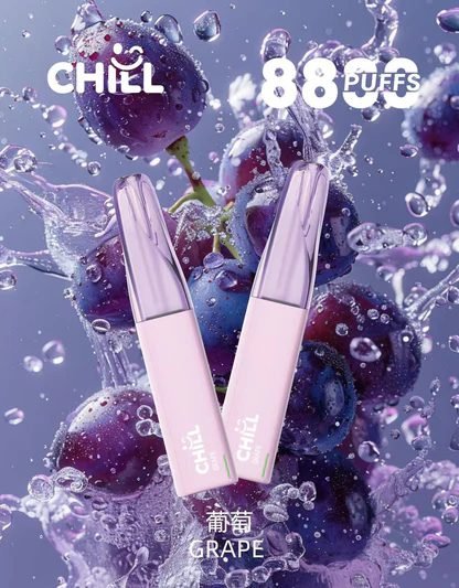 CHILL鴨嘴獸 550mAh續航怪獸 8800口 拋棄式電子煙 新品上市 大容量可充電 Mesh芯 台灣現貨 - 图片 14