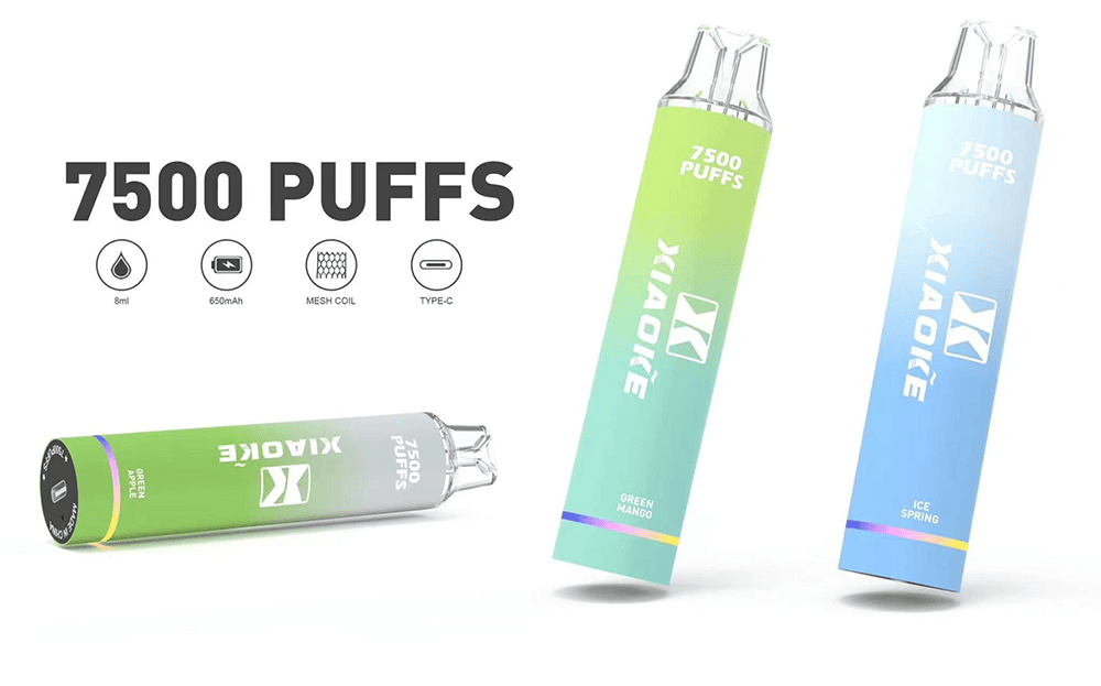 XIAOKE 梟客 7500 口 長效續航拋棄式主機 8ml巨量油倉 一支抵五支 650mAh 可充電 出遊必備 台灣現貨直發 - 图片 2